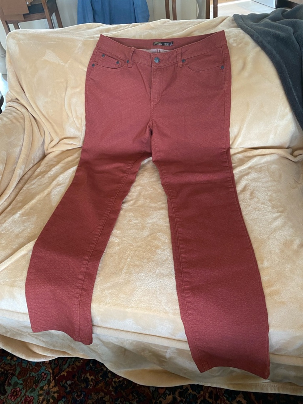 Prana Women's Wide-Leg Pants in Deep Red